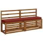 Preview: 2-teilige Bankkissen VUGHT 2 pcs 100 % Polyester Rot