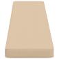 Preview: 1-teiliges Bankkissen VUGHT 100 % Polyester Creme