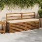Preview: ARDEBO.de - 2-teilige Bankkissen VUGHT 2 stk. 100 % Polyester Creme