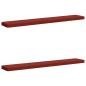 Preview: ARDEBO.de - 2-teilige Bankkissen VUGHT 2 pcs 100 % Polyester Rot