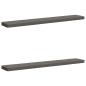 Preview: 2-teilige Bankkissen VUGHT 2 stk. 100 % Polyester Grau