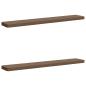 Preview: ARDEBO.de - 2-teilige Bankkissen VUGHT 2 pcs 100 % Polyester Taupe