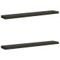 Preview: ARDEBO.de - 2-teilige Bankkissen VUGHT 2 pcs 100 % Polyester Anthrazit
