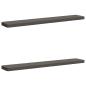 Preview: ARDEBO.de - 2-teilige Bankkissen VUGHT 2 pcs 100 % Polyester Grau