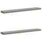 Preview: ARDEBO.de - 2-teilige Bankkissen VUGHT 2 pcs 100 % Polyester Grau