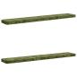 Preview: 2-teilige Bankkissen VUGHT 2 pcs 100 % Polyester Blattdesign