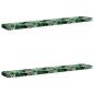 Preview: 2-teilige Bankkissen VUGHT 2 pcs 100 % Polyester Blattmuster