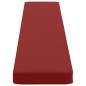 Preview: 2-teilige Bankkissen VUGHT 2 stk. 100 % Polyester Weinrot
