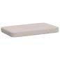 Preview: ARDEBO.de - 1-teiliges Bankkissen VUGHT 100 % Polyester Weiß 60 x 40 x 5 cm