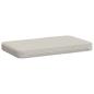 Preview: 1-teiliges Bankkissen VUGHT 100 % Polyester Weiß 60 x 40 x 5 cm