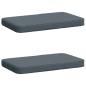 Preview: ARDEBO.de - 2-teilige Bankkissen VUGHT 2 pcs 100 % Polyester Blau