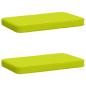 Preview: ARDEBO.de - 2-teilige Bankkissen VUGHT 2 pcs 100 % Polyester Hellgrün