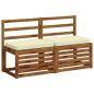 Preview: 2-teilige Bankkissen VUGHT 2 pcs 100 % Polyester Creme