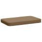 Preview: ARDEBO.de - 1-teiliges Bankkissen VUGHT 100 % Polyester Taupe