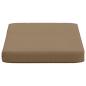 Preview: 2-teilige Bankkissen VUGHT 2 pcs 100 % Polyester Taupe