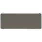 Preview: 1-teiliges Bankkissen VUGHT 100 % Polyester Grau 80 x 40 x 5 cm