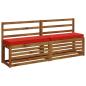 Preview: 2-teilige Bankkissen VUGHT 2 pcs 100 % Polyester Rot