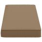 Preview: 1-teiliges Bankkissen VUGHT 100 % Polyester Taupe