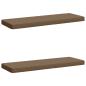 Preview: ARDEBO.de - 2-teilige Bankkissen VUGHT 2 stk. 100 % Polyester Taupe