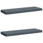 Preview: 2-teilige Bankkissen VUGHT 2 stk. 100 % Polyester Blau