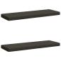 Preview: ARDEBO.de - 2-teilige Bankkissen VUGHT 2 stk. 100 % Polyester Anthrazit