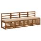 Preview: 2-teilige Bankkissen VUGHT 2 stk. 100 % Polyester Creme