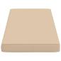 Preview: 2-teilige Bankkissen VUGHT 2 stk. 100 % Polyester Creme