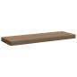 Preview: ARDEBO.de - 1-teiliges Bankkissen VUGHT 100 % Polyester Taupe