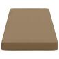 Preview: 1-teiliges Bankkissen VUGHT 100 % Polyester Taupe