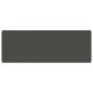 Preview: 1-teiliges Bankkissen VUGHT 100 % Polyester Anthrazit