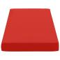 Preview: 1-teiliges Bankkissen VUGHT 100 % Polyester Rot 120 x 40 x 5 cm