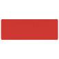 Preview: 1-teiliges Bankkissen VUGHT 100 % Polyester Rot 120 x 40 x 5 cm