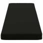 Preview: 2-teilige Bankkissen VUGHT 2 stk. 100 % Polyester Schwarz