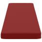 Preview: 2-teilige Bankkissen VUGHT 2 stk. 100 % Polyester Weinrot
