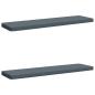 Preview: 2-teilige Bankkissen VUGHT 2 stk. 100 % Polyester Blau