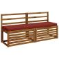 Preview: 2-teilige Bankkissen VUGHT 2 stk. 100 % Polyester Rot