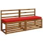 Preview: 2-teilige Bankkissen VUGHT 2 stk. 100 % Polyester Rot