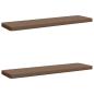 Preview: ARDEBO.de - 2-teilige Bankkissen VUGHT 2 stk. 100 % Polyester Taupe