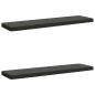 Preview: ARDEBO.de - 2-teilige Bankkissen VUGHT 2 stk. 100 % Polyester Anthrazit
