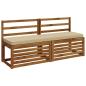 Preview: 1-teiliges Bankkissen VUGHT 100 % Polyester Beige