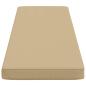 Preview: 1-teiliges Bankkissen VUGHT 100 % Polyester Beige