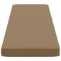 Preview: 2-teilige Bankkissen VUGHT 2 stk. 100 % Polyester Taupe