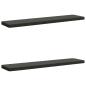 Preview: ARDEBO.de - 2-teilige Bankkissen VUGHT 2 stk. 100 % Polyester Anthrazit