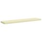 Preview: ARDEBO.de - 1-teiliges Bankkissen VUGHT 100 % Polyester Creme