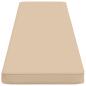 Preview: 1-teiliges Bankkissen VUGHT 100 % Polyester Creme