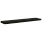 Preview: 2-teilige Bankkissen VUGHT 2 stk. 100 % Polyester Schwarz