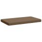 Preview: ARDEBO.de - 1-teiliges Bankkissen VUGHT 100 % Polyester Taupe