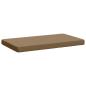 Preview: ARDEBO.de - 1-teiliges Bankkissen VUGHT 100 % Polyester Taupe