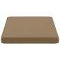 Preview: 2-teilige Bankkissen VUGHT 2 stk. 100 % Polyester Taupe