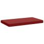 Preview: ARDEBO.de - 1-teiliges Bankkissen VUGHT 100 % Polyester Weinrot